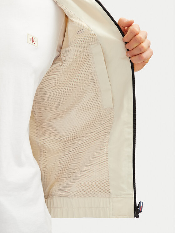 Tommy Jeans Tommy Jeans Giacca di transizione Essential Casual DM0DM15382 Beige Regular Fit
