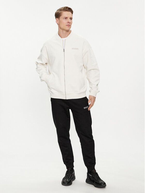 HUGO Hugo Majica dugih rukava 50509978 Bijela Oversize