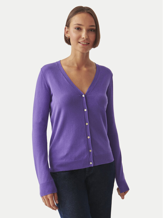 Tatuum Cardigan Vera T2419.107B Viola Regular Fit, taglia : L