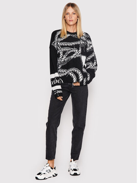 Iceberg Iceberg Pullover 22II2P0A0247079 Schwarz Regular Fit