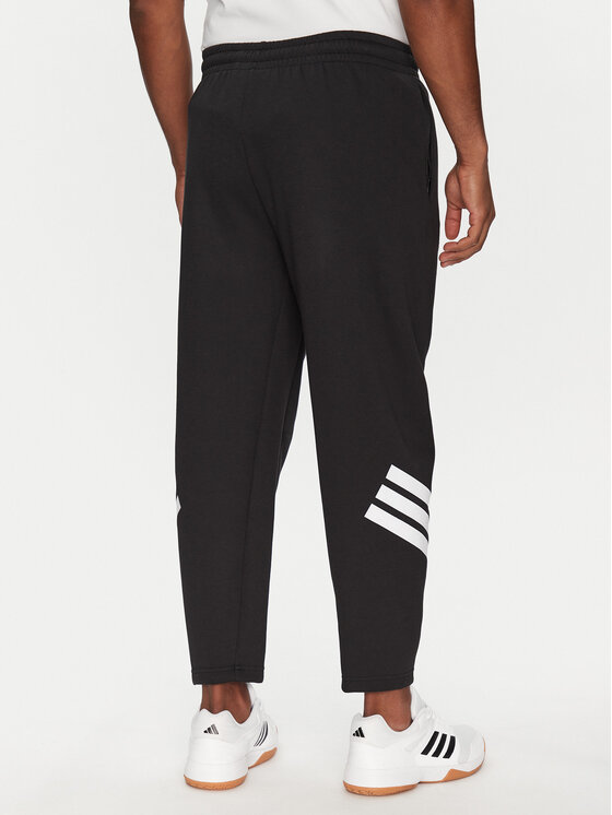 adidas adidas Pantaloni trening Future Icons 3-Stripes JD4889 Negru Loose Fit