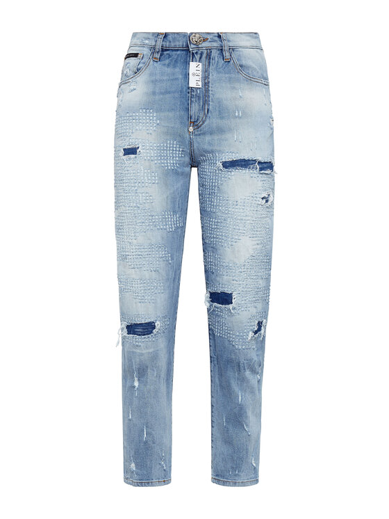 PHILIPP PLEIN PHILIPP PLEIN Jeansy 2753 Světle modrá