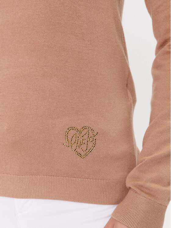 Liu Jo Liu Jo Sweater WF3127 MA18F Bézs Regular Fit