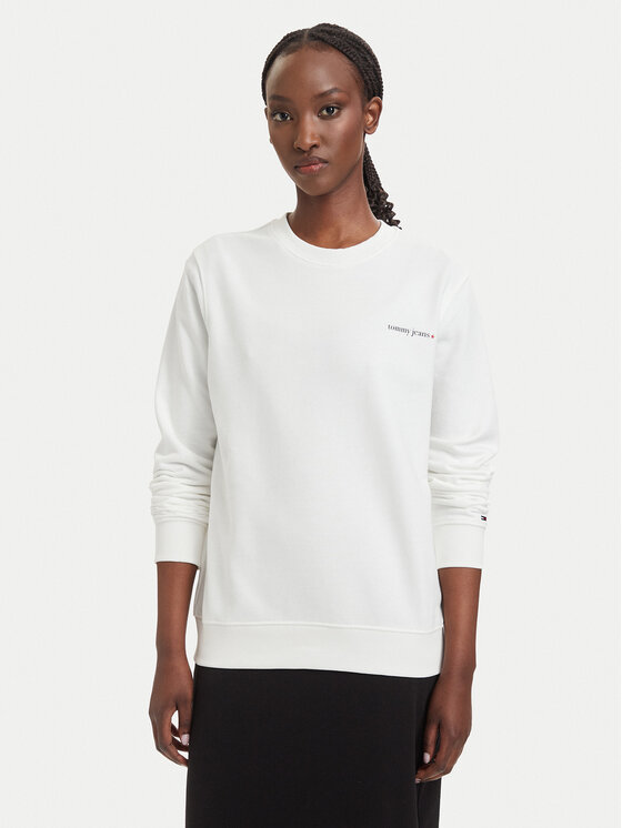 Tommy Jeans Tommy Jeans Jopa Ess Logo DW0DW22829 Bela Regular Fit