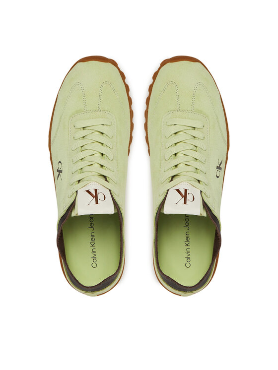 Calvin Klein Jeans Calvin Klein Jeans Sportcipők Low Profile Runner Mg Sue YW0YW01898 Zöld