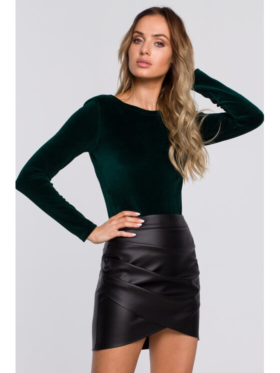 Made of Emotion Made of Emotion Body M567 Zielony A-Line Fit