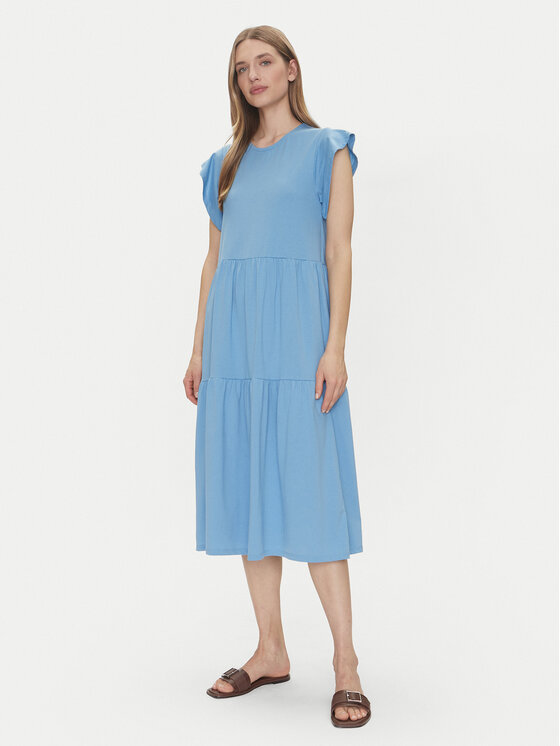 Vila Vila Hétköznapi ruha Summer 14087542 Zöld Loose Fit