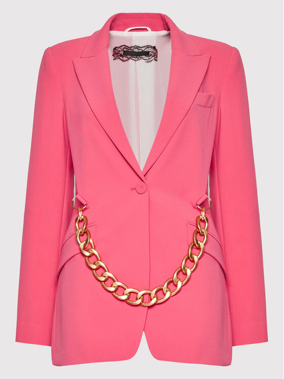 Patrizia Pepe Giacca da abito 2S1420/A049-R748 Rosa Regular Fit