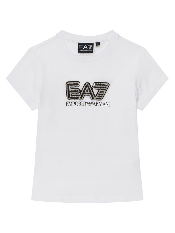 EA7 Emporio Armani EA7 Emporio Armani Футболка 7G000257 AF10373 U0002 Білий Slim Fit