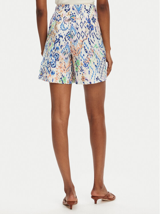 JDY JDY Bavlnené šortky Troya 15347221 Écru Loose Fit
