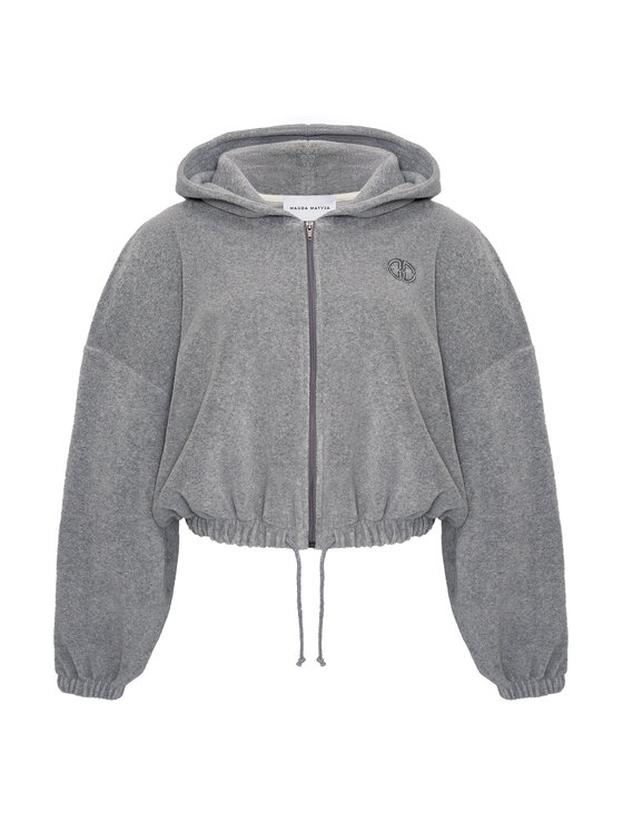 Magda Matyja Magda Matyja Bluza ASTON ZIP Szary Oversize