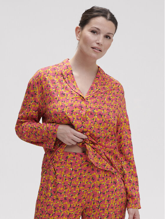 Simone Pérèle Simone Pérèle Koszulka piżamowa Songe 18S957 Różowy Wide Fit