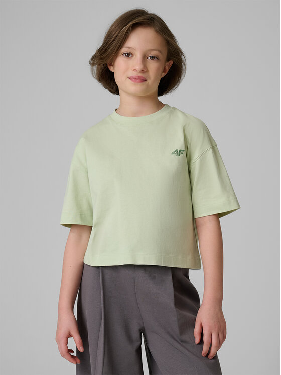 4F 4F T-Shirt JELLIFICATION Turkusowy Loose Fit
