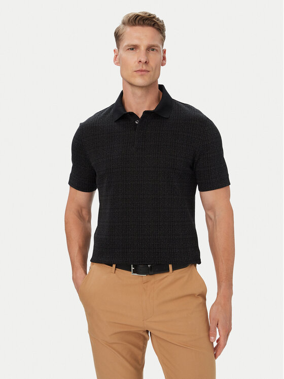 BOSS Tricou polo H-Pack 181 50565298 Negru Regular Fit