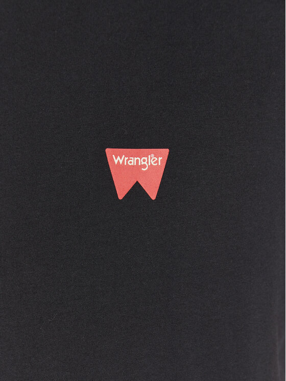 Wrangler Wrangler T-shirt Sign Off W70MD3100 112319289 Nero Regular Fit