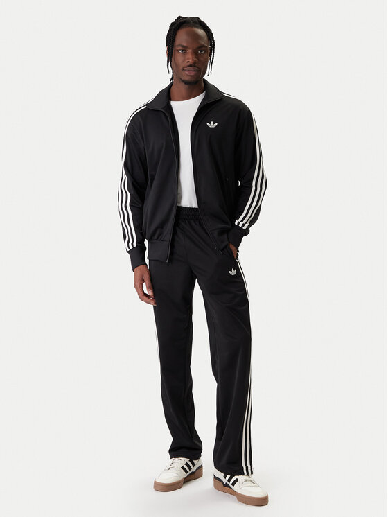 adidas adidas Mikina Firebird KD8312 Čierna Loose Fit