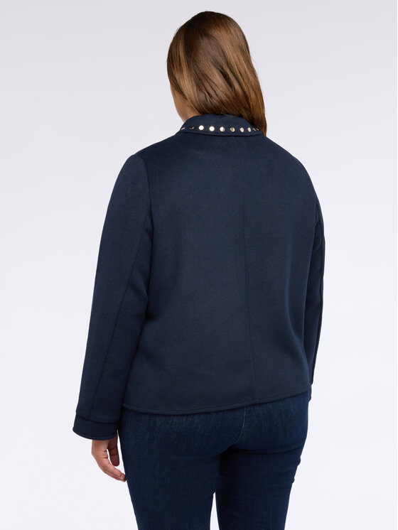 Fiorella Rubino Fiorella Rubino Cappotto invernale 8389T000337N034 Blu Boxy Fit