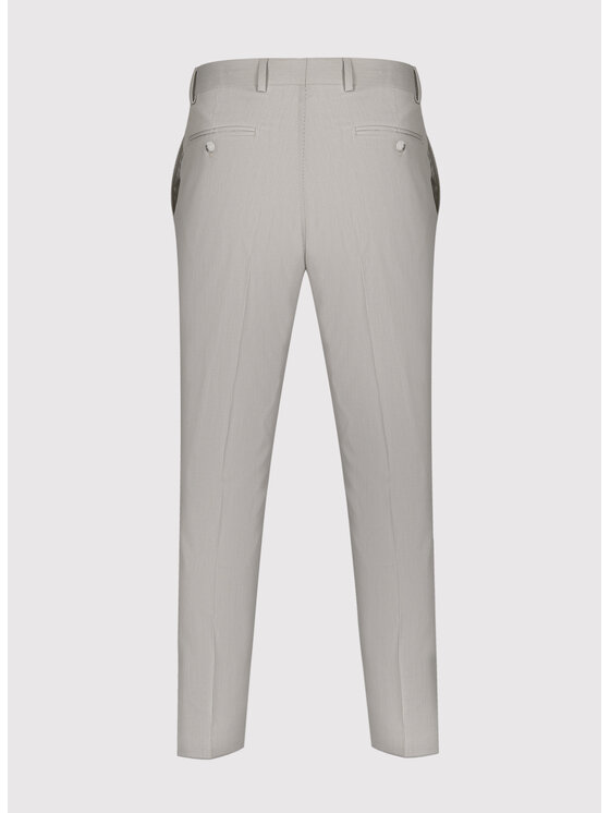 Pako Lorente Pako Lorente Spodnie garniturowe P26SF-6G-036 Beżowy Slim Fit