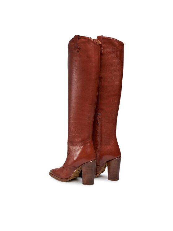 Bronx Bronx Ботуши High boots 14165-JJ Кафяв
