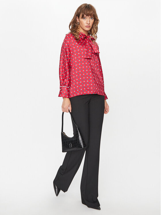 Marella Marella Blúz Mission 2331160938200 Piros Regular Fit