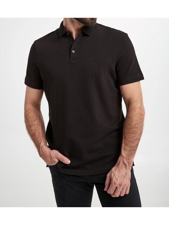 Armani Exchange Armani Exchange Polo 6RZFKF ZJDQZ 1200 Czarny Regular Fit