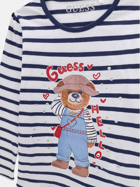 Guess Kids Guess Kids T-Shirt 185346 Modrá Classic Fit