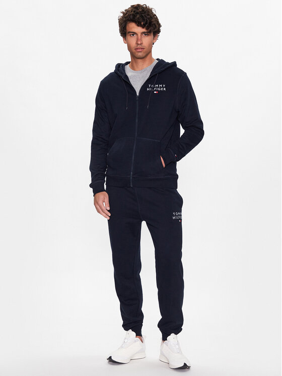 Tommy Hilfiger Tommy Hilfiger Bluza UM0UM02879 Granatowy Regular Fit