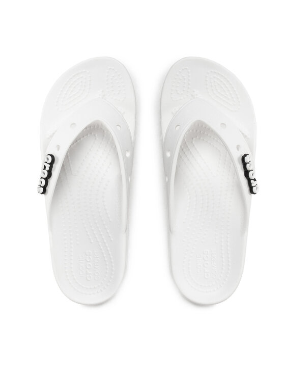 Crocs Crocs Σαγιονάρες Classic Crocs Flip 207713 Λευκό