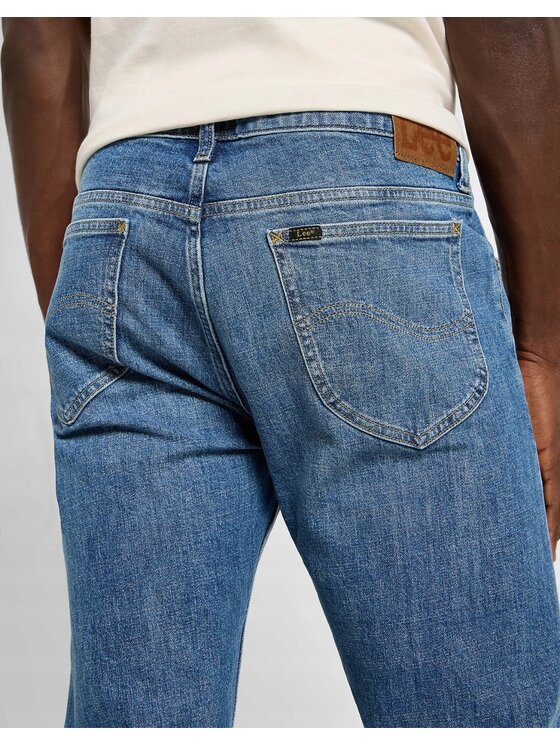 Lee Lee Jeansy Rider Niebieski Slim Fit