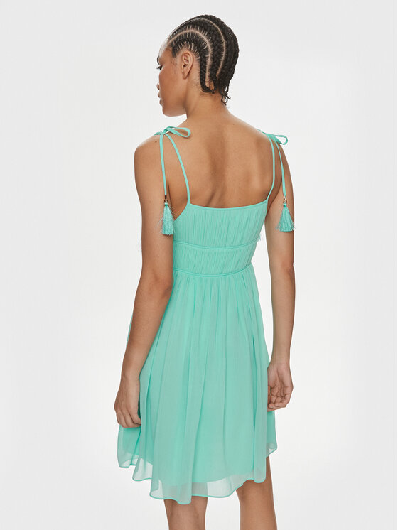 Patrizia Pepe Patrizia Pepe Kokteiļkleita 2A2714/A061-CA03 Tirkīzs Regular Fit