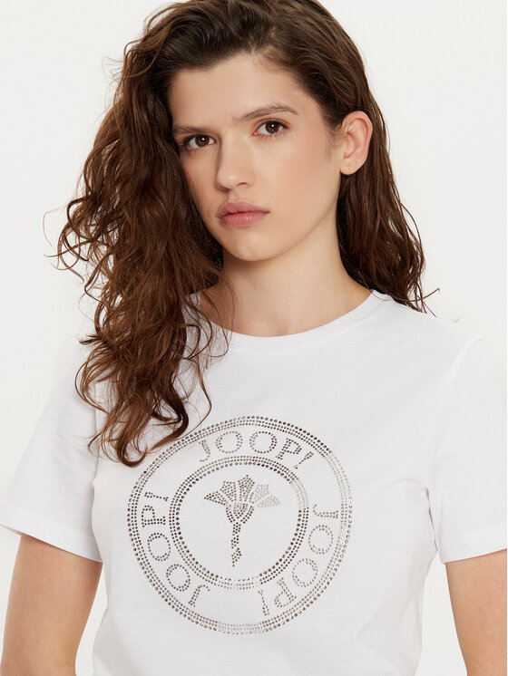 JOOP! JOOP! Tricou 58  10018228 30042942 Alb Slim Fit