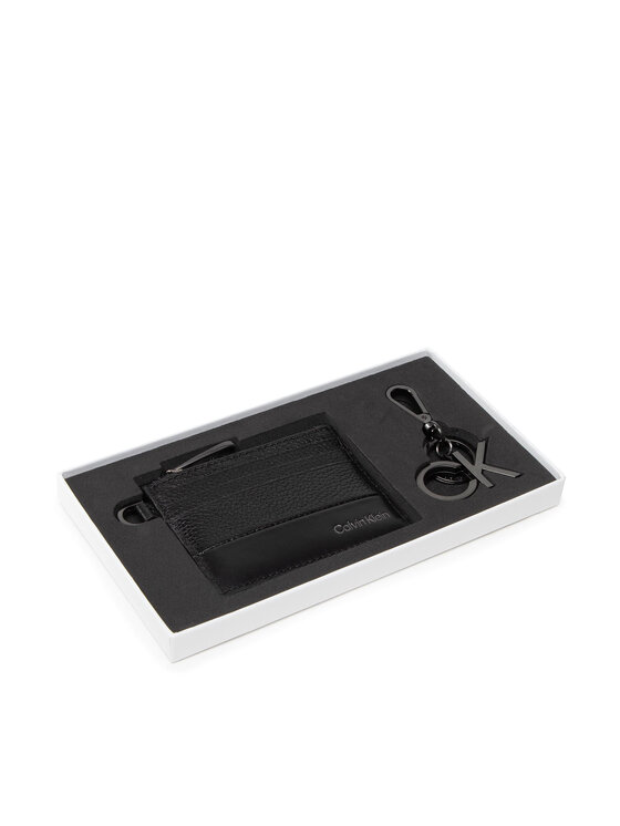 Calvin Klein Darilni set Subtle Mix Cardholder   Keyfob K50K509219 Črna