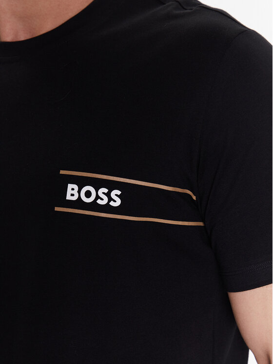 BOSS Boss Футболка 50483644 Чорний Regular Fit