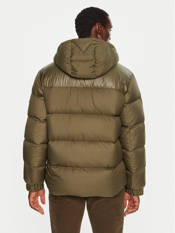 Tommy Hilfiger Tommy Hilfiger Kurtka puchowa MW0MW36569 Zielony Regular Fit