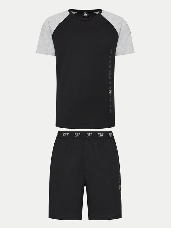 Cristiano Ronaldo CR7 Pyžamo 8730-41-924 Čierna Regular Fit