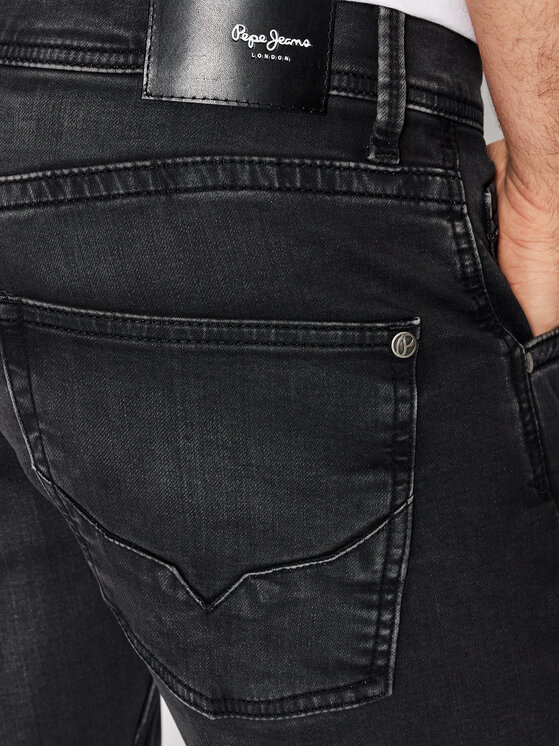 Pepe Jeans Pepe Jeans Jeansy Track PM206328 Czarny Straight Fit