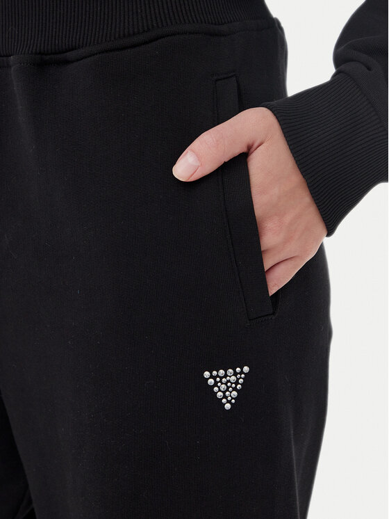 Guess Guess Pantaloni da tuta V5YB17 KCRP0 Nero Regular Fit