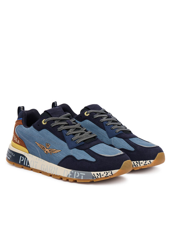 Aeronautica Militare Aeronautica Militare Sneakersy 252SC0276UCT03380 Tmavomodrá