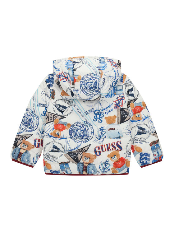 Guess Guess Kurtka przejściowa N6RL00 WCFM2 Kolorowy Classic Fit