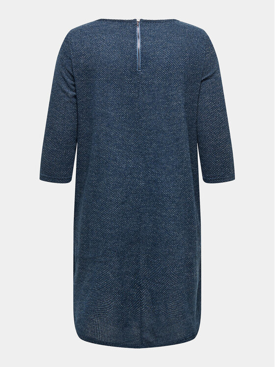 ONLY Carmakoma ONLY Carmakoma Džemper haljina 15196520 Tamnoplava Loose Fit