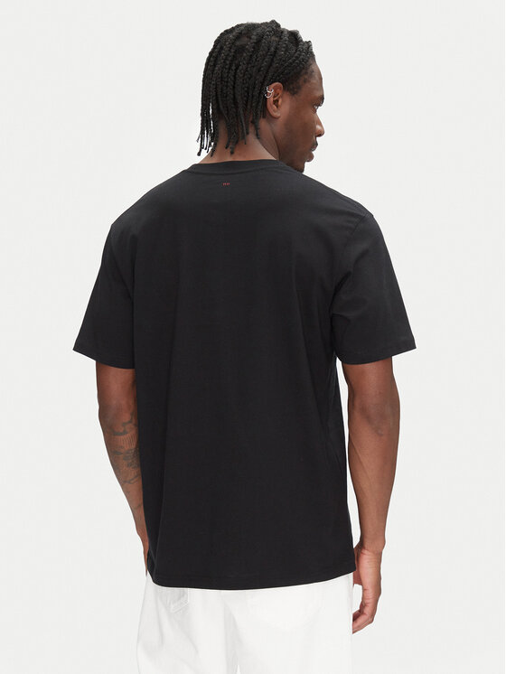 Just Cavalli Just Cavalli Tricou 78OAHE07 Negru Regular Fit