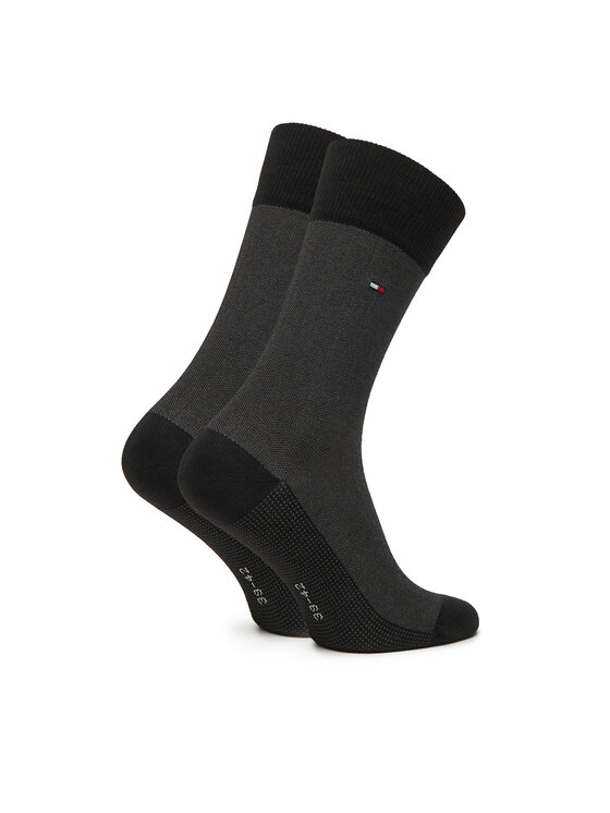 Tommy Hilfiger Tommy Hilfiger Dlhé ponožky 701241156 Čierna