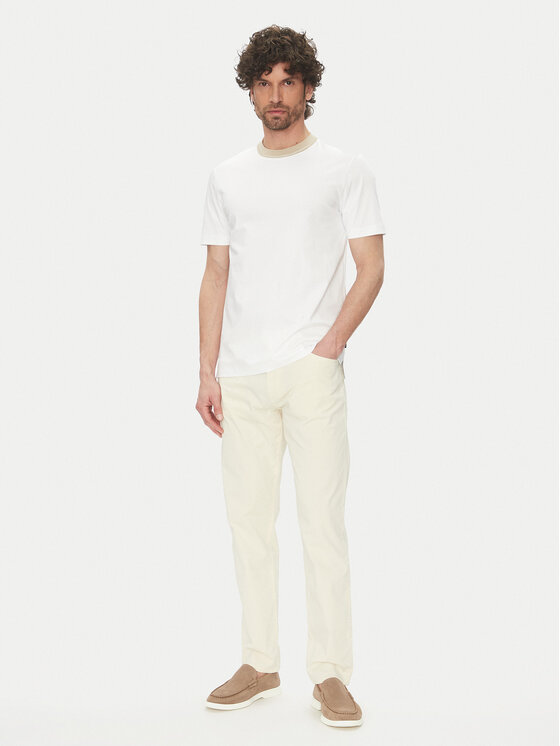 BOSS BOSS Póló H-Tessler 199 50531793 Fehér Slim Fit