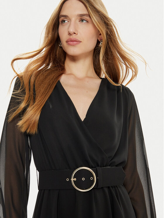 Rinascimento Rinascimento Kokteilinė suknelė CFC0121218003 Juoda Regular Fit