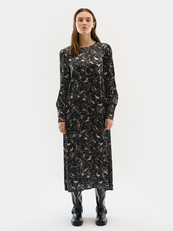 Karen by Simonsen Karen by Simonsen Rochie de zi Marbella 10104846 Negru Regular Fit