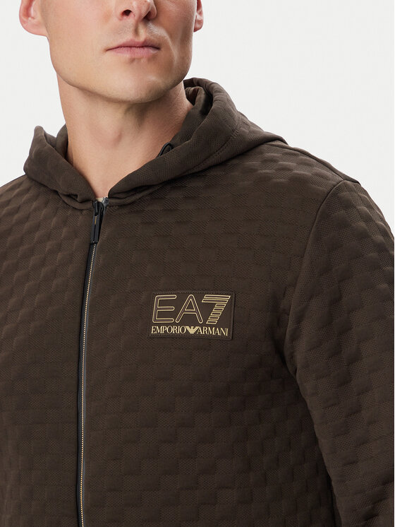 EA7 Emporio Armani EA7 Emporio Armani Džemperis 7M002247 AF26241 U6027 Tamsiai ruda Regular Fit