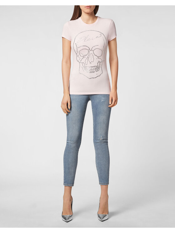 PHILIPP PLEIN PHILIPP PLEIN T-shirt 1315 Rosa Regular Fit