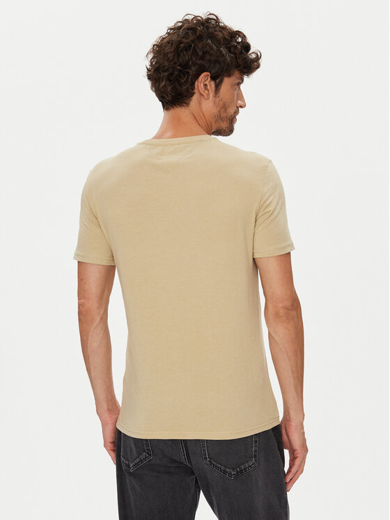 Tommy Jeans Tommy Jeans T-särk Jaspe DM0DM20363 Beež Slim Fit