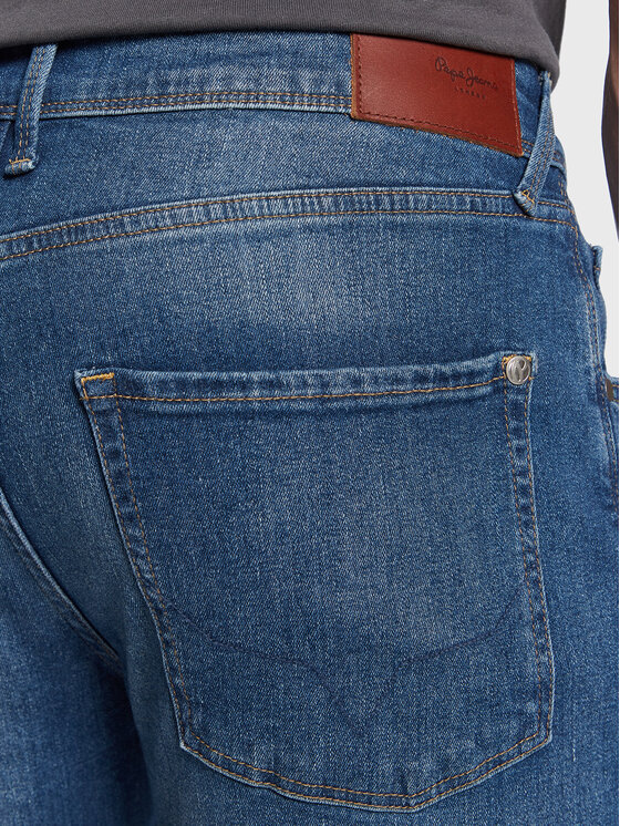 Pepe Jeans Pepe Jeans Jeansy Finsbury PM206321 Modrá Skinny Fit