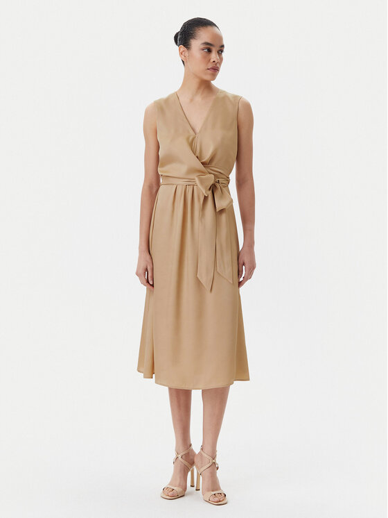 Liu Jo Liu Jo Kokteiļkleita WA5176 T5973 Bēšs Regular Fit